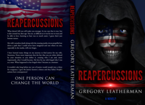 The Reaper needs a book cover for his new book, REAPERCUSSIONS. | Book Cover Design by dienel96