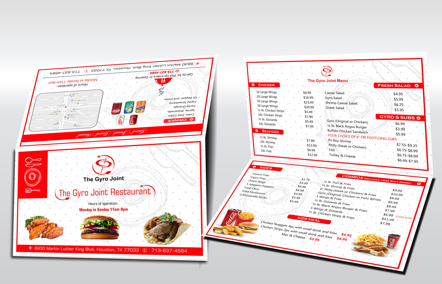 Menu Design by Petter Goms for this project | Design #13683241