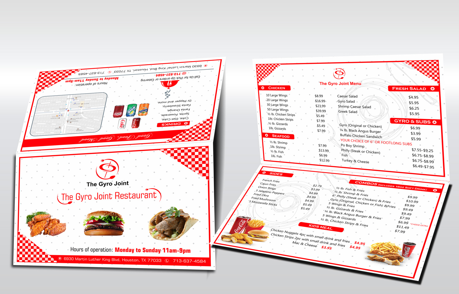 Menu Design by Petter Goms for this project | Design #13683554