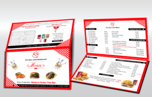 Menu Design by Petter Goms for this project | Design: #13684723