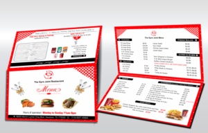 Menu Design by Petter Goms for this project | Design: #13684724