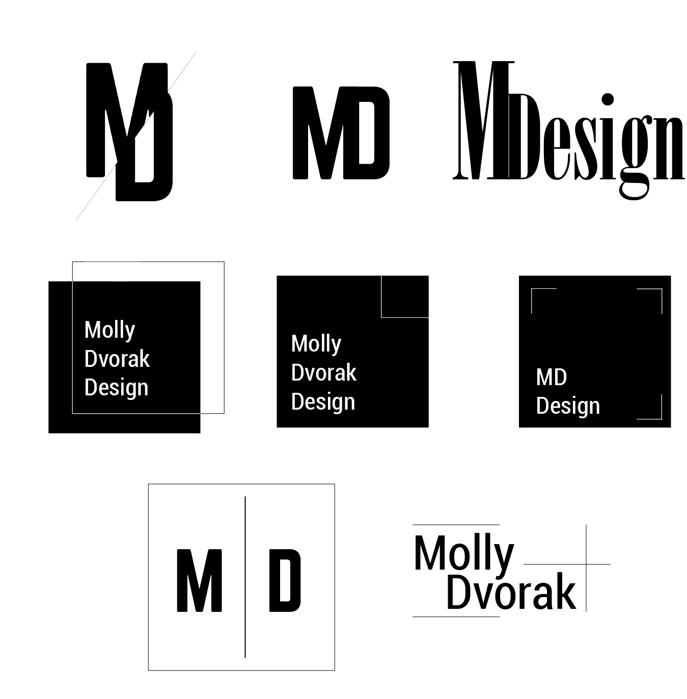 Logo Design by robynecd for Molly Dvorak Design | Design #13656780
