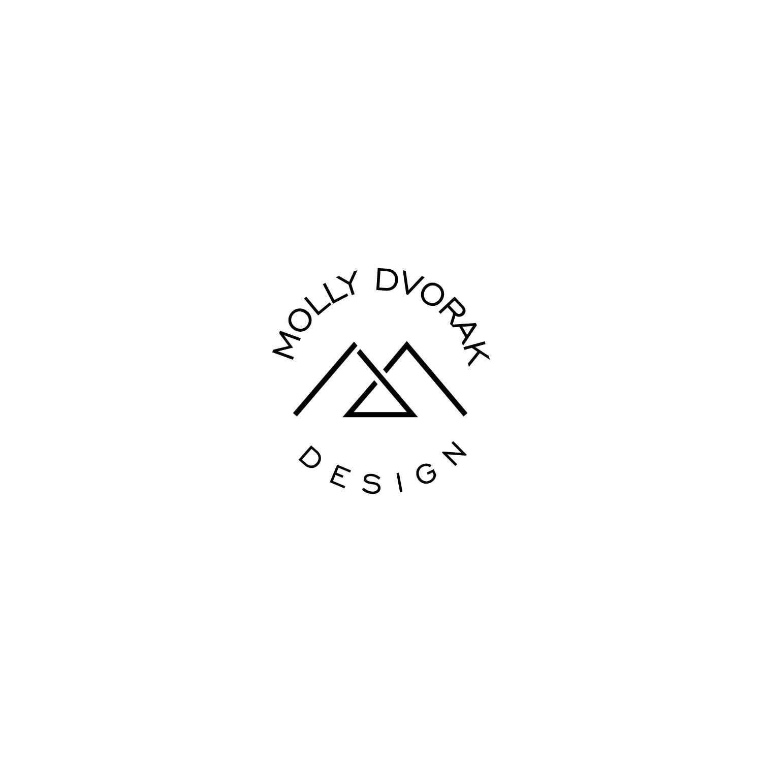 Logo Design by GMWIRE for Molly Dvorak Design | Design #13770264