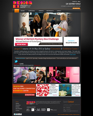 Prestigious Design Exhibition in Australia Requires Website Overhaul | Web Design by OM