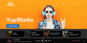 Web Design by pb for Yup! Radio | Design: #14101832