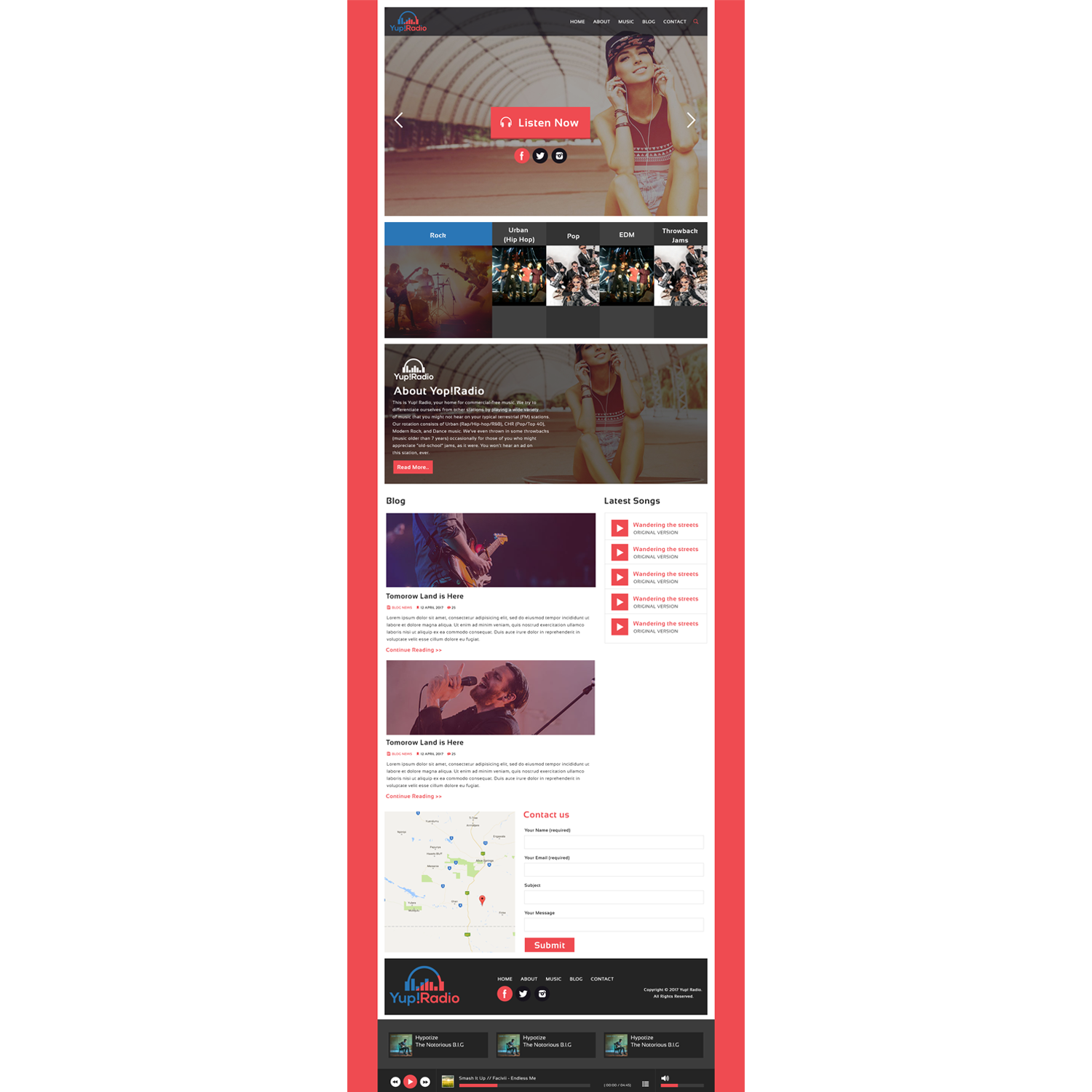 Web Design by SsanjeevT for Yup! Radio | Design #14230779