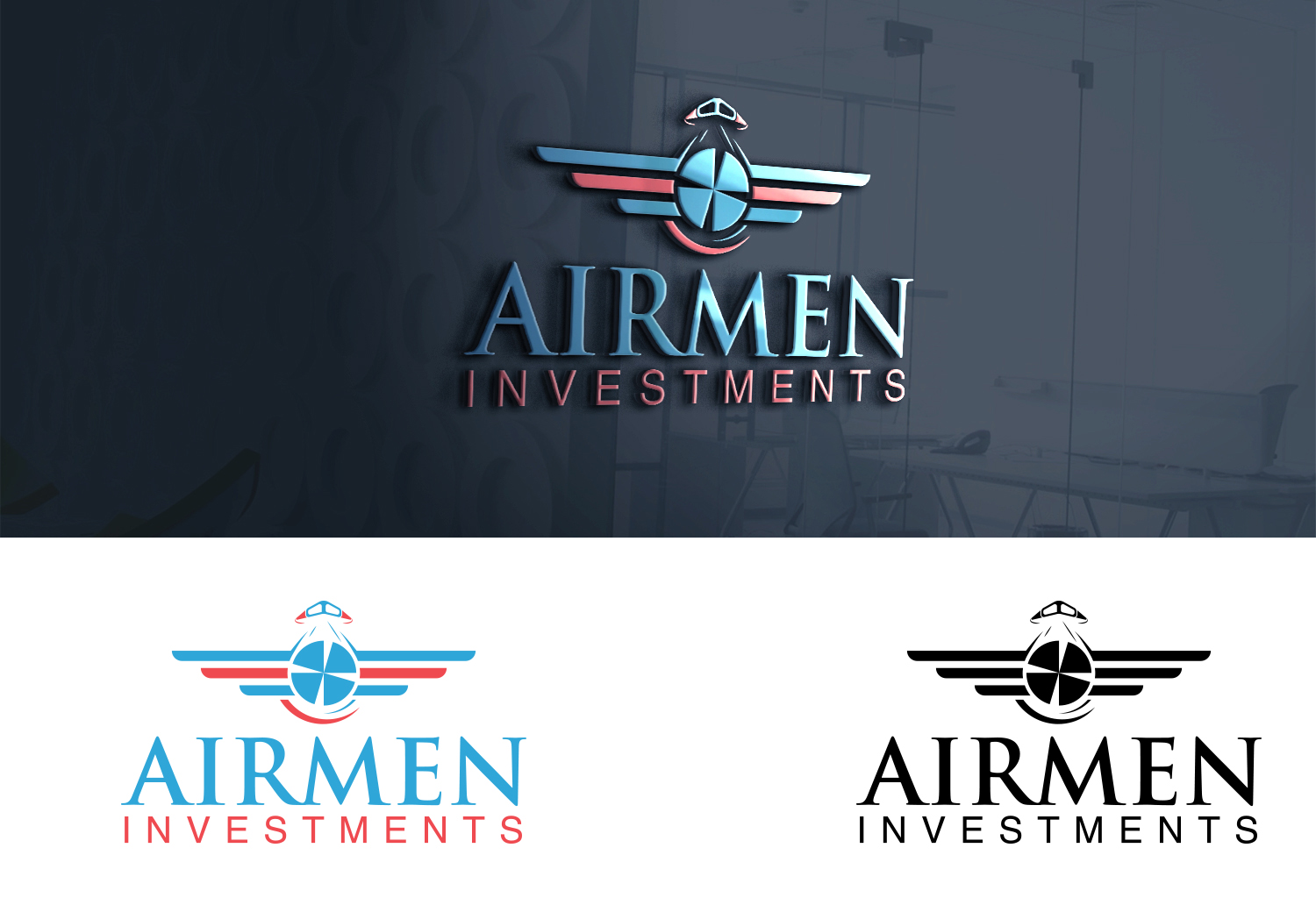 Logo Design by MediaProductionArt for Airmen Investments | Design: #13908612
