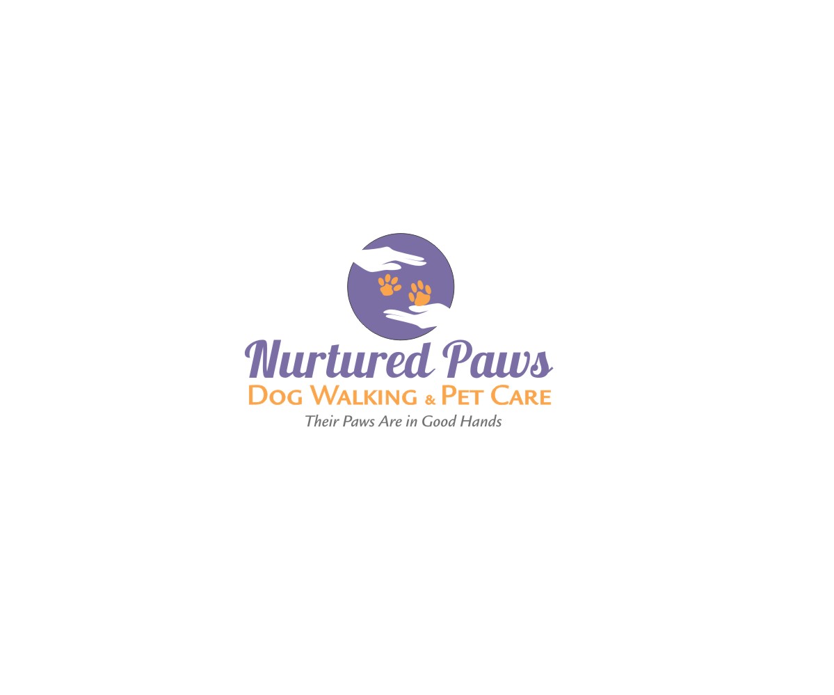 Logo Design by Falguni for Nurtured Paws Dog Walking & Pet Care | Design #13718944