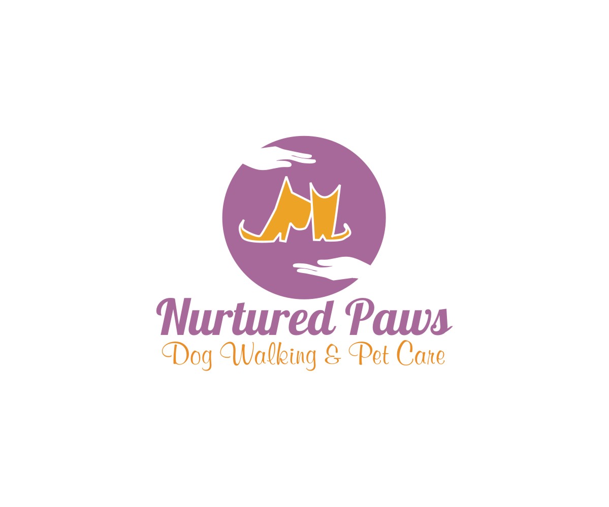 Logo Design by Falguni for Nurtured Paws Dog Walking & Pet Care | Design #13756267