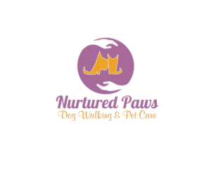 Logo Design by Falguni for Nurtured Paws Dog Walking & Pet Care | Design: #13757583