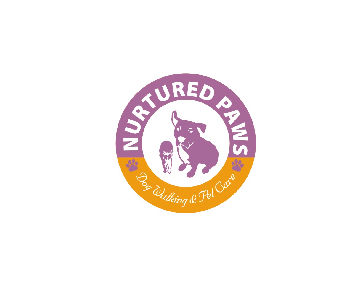 Logo Design by Falguni for Nurtured Paws Dog Walking & Pet Care | Design #13864496