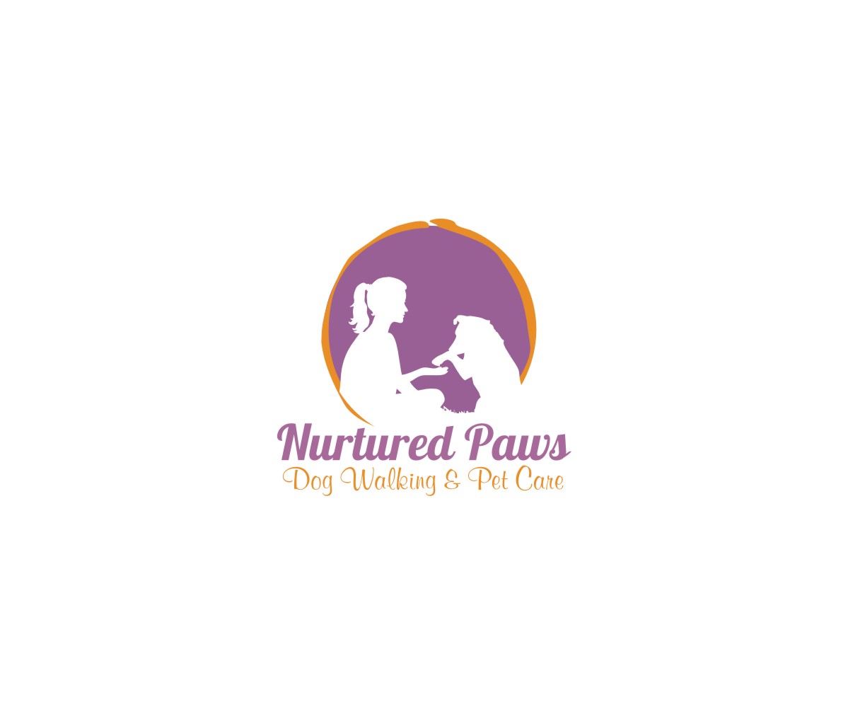 Logo Design by Falguni for Nurtured Paws Dog Walking & Pet Care | Design #13875700
