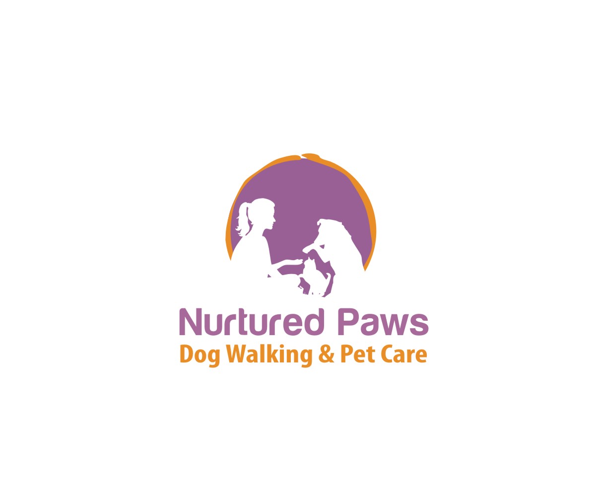 Logo Design by Falguni for Nurtured Paws Dog Walking & Pet Care | Design #13884721