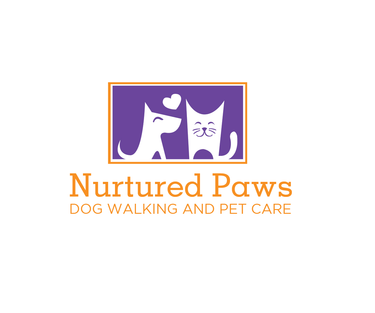Logo Design by renderman for Nurtured Paws Dog Walking & Pet Care | Design #13660407
