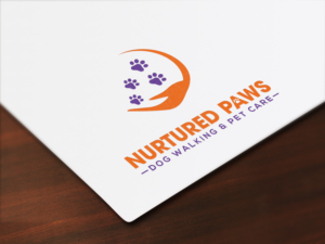 Logo Design by IMD-HUB for Nurtured Paws Dog Walking & Pet Care | Design: #13648435