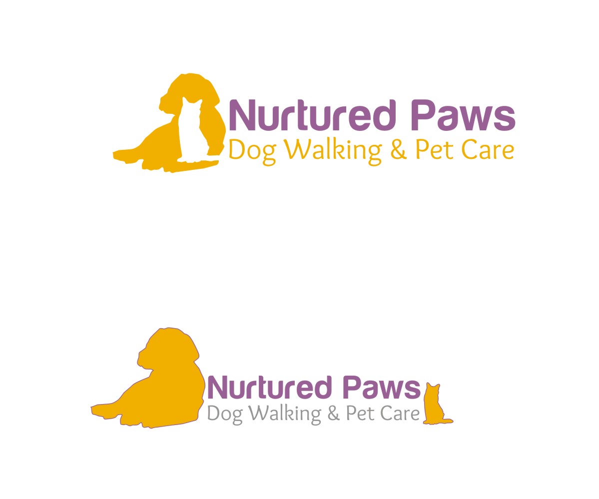 Logo Design by SUNEEEEEL for Nurtured Paws Dog Walking & Pet Care | Design #13876719