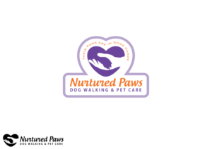 Logo Design by Amduat Design for Nurtured Paws Dog Walking & Pet Care | Design: #13651075