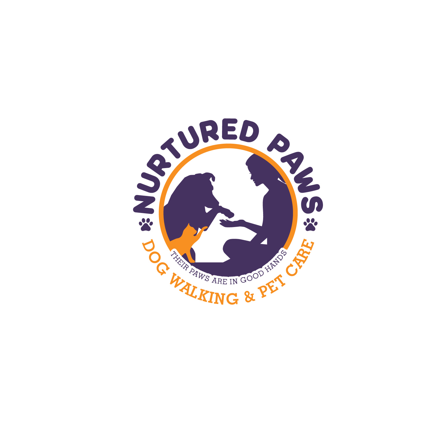 Diseño de Logo por at-as para Nurtured Paws Dog Walking & Pet Care | Diseño #13791651