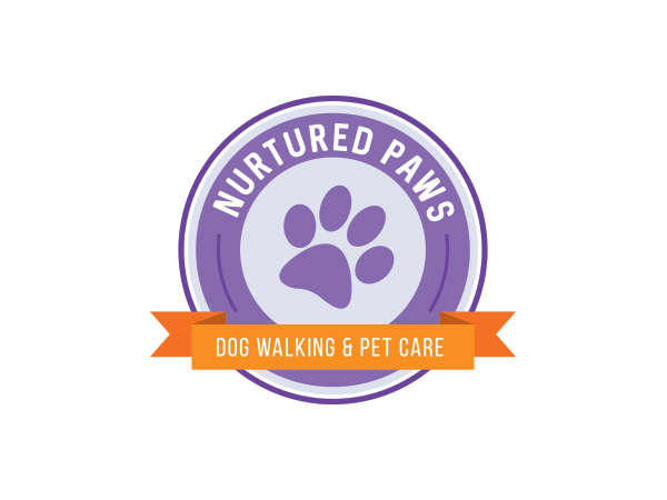 Logo Design by RD Studio for Nurtured Paws Dog Walking & Pet Care | Design #13646472
