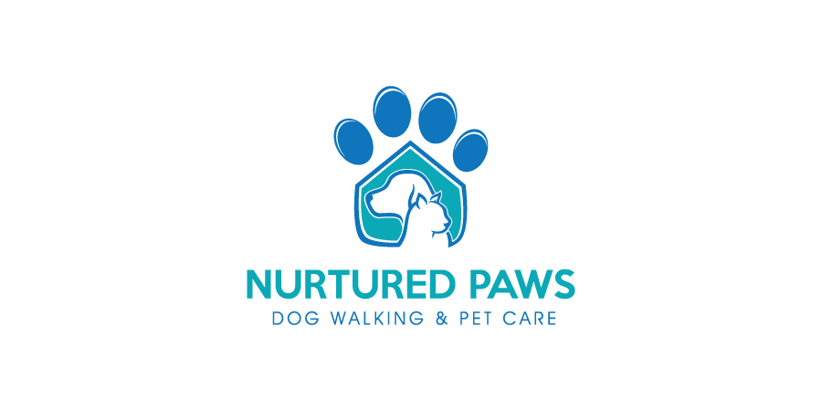 Logo-Design von debdesign für Nurtured Paws Dog Walking & Pet Care | Design #13652279