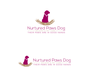 Logo Design by grea8design for Nurtured Paws Dog Walking & Pet Care | Design: #13760715