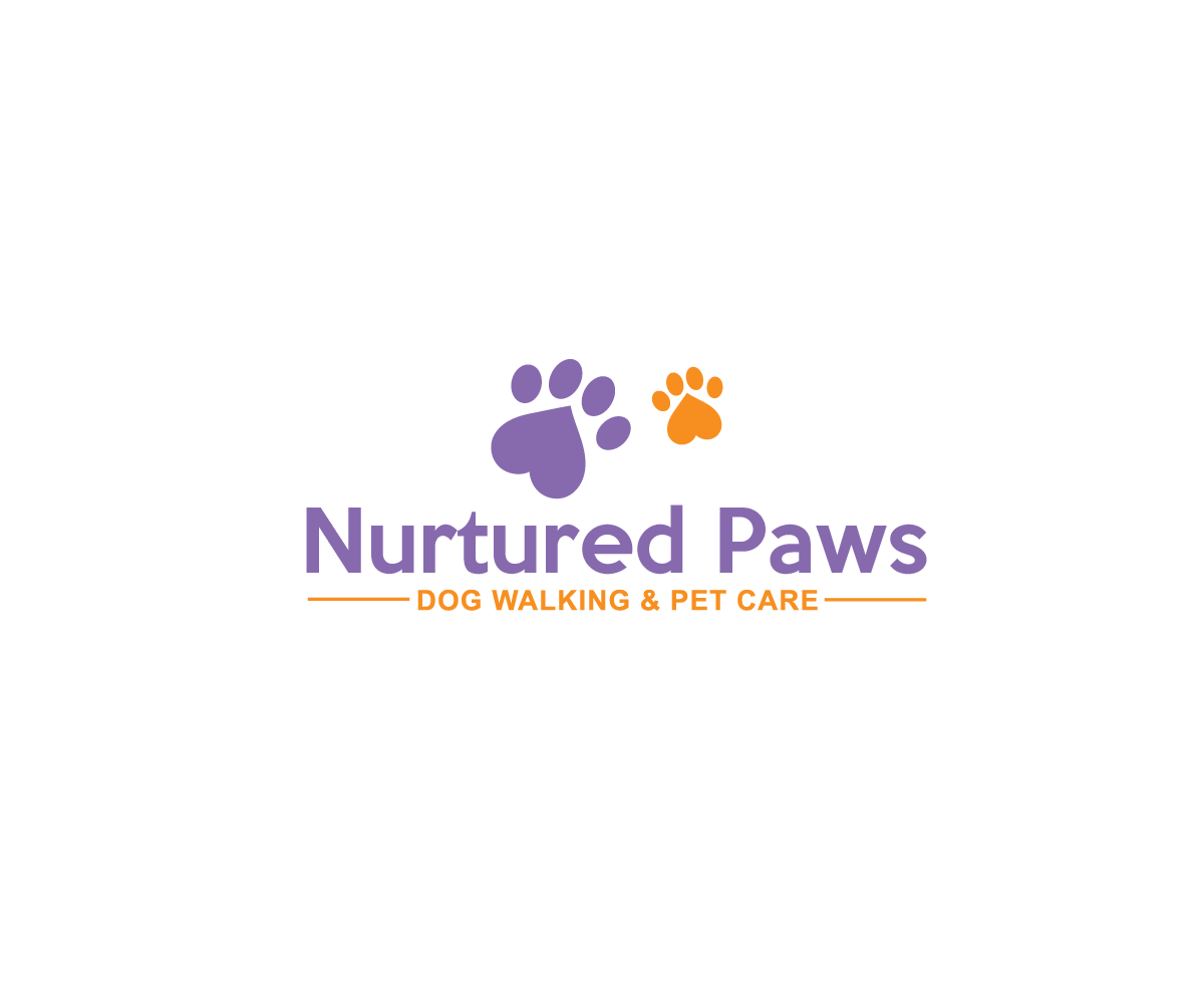 Logo Design by grea8design for Nurtured Paws Dog Walking & Pet Care | Design #13762659