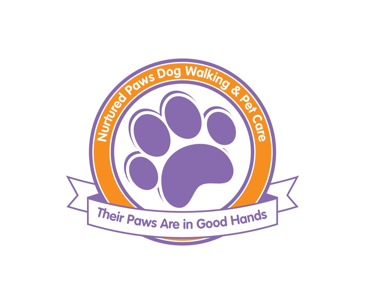 Logo Design by dyogab83 for Nurtured Paws Dog Walking & Pet Care | Design #13725562