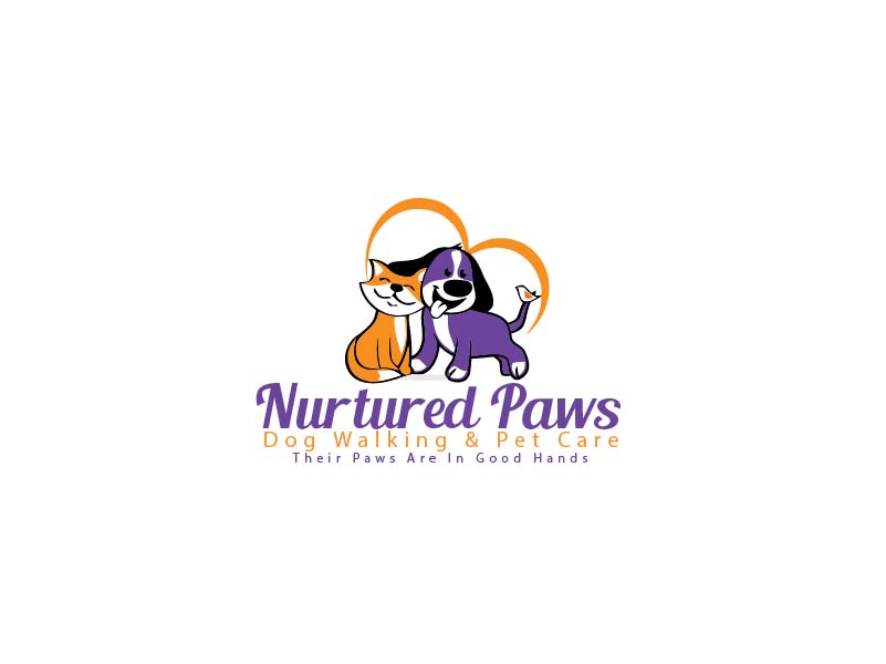 Logo Design by A designs for Nurtured Paws Dog Walking & Pet Care | Design #13655129
