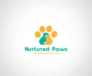 Logo Design by surpris for Nurtured Paws Dog Walking & Pet Care | Design: #13662669