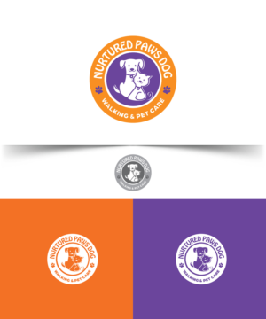 Logo Design by zdmedia for Nurtured Paws Dog Walking & Pet Care | Design: #13655176