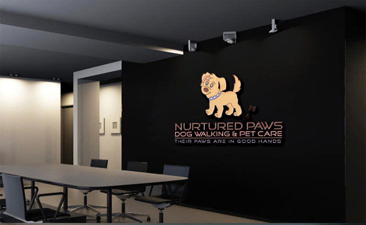 Diseño de Logo por zebronicgraphic para Nurtured Paws Dog Walking & Pet Care | Diseño #13679166