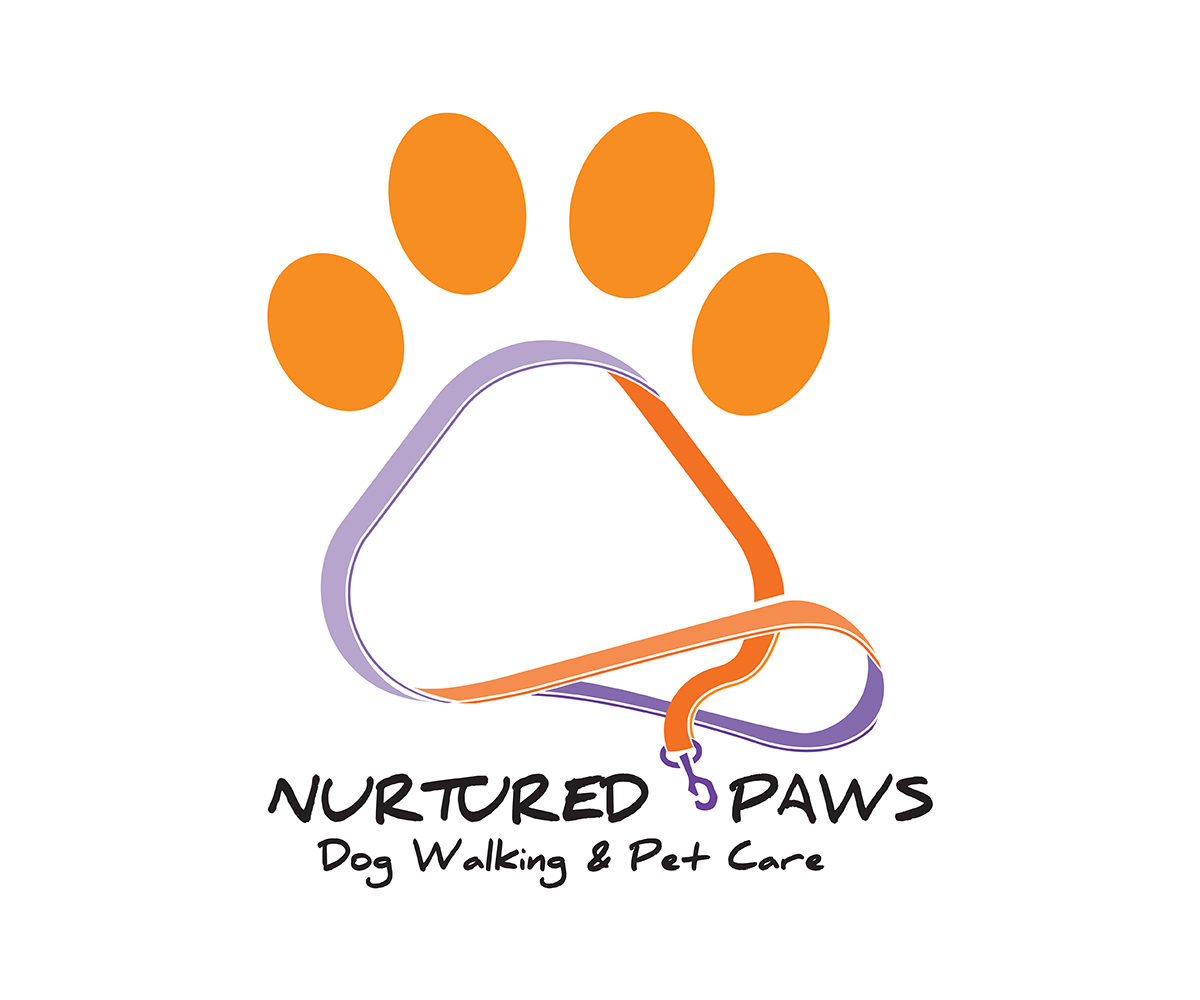 Logo Design by shaybranding for Nurtured Paws Dog Walking & Pet Care | Design #13668246