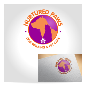 Logo Design by mtd.1977pepper for Nurtured Paws Dog Walking & Pet Care | Design: #13705173