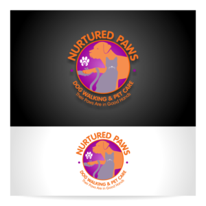 Logo Design by mtd.1977pepper for Nurtured Paws Dog Walking & Pet Care | Design: #13715265