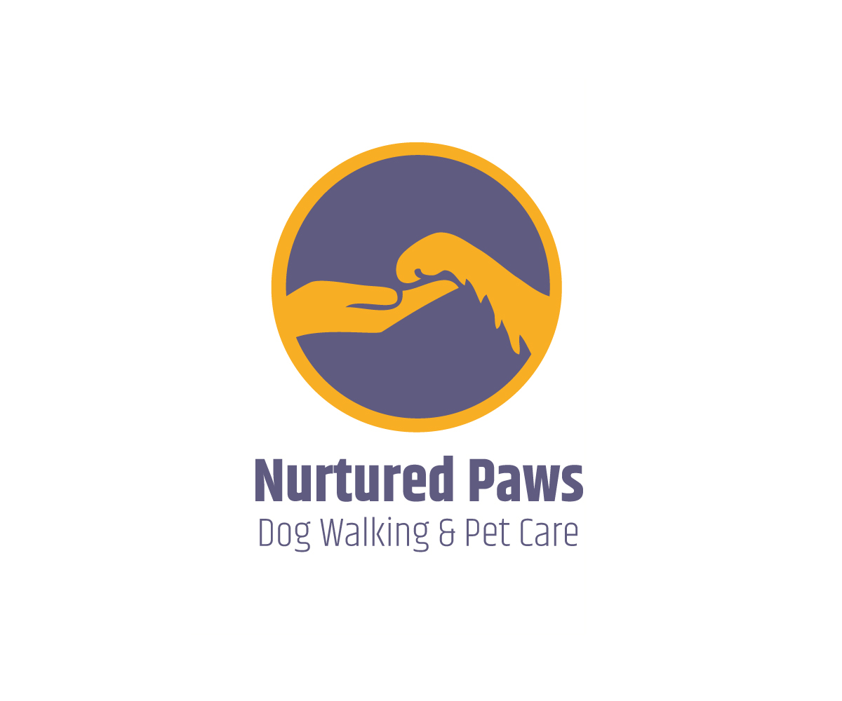Logo Design by Alsecerov for Nurtured Paws Dog Walking & Pet Care | Design #13695667
