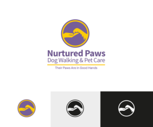 Logo Design by Alsecerov for Nurtured Paws Dog Walking & Pet Care | Design: #13747118