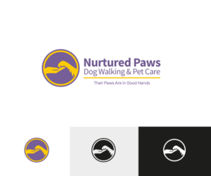 Logo Design by Alsecerov for Nurtured Paws Dog Walking & Pet Care | Design: #13747119