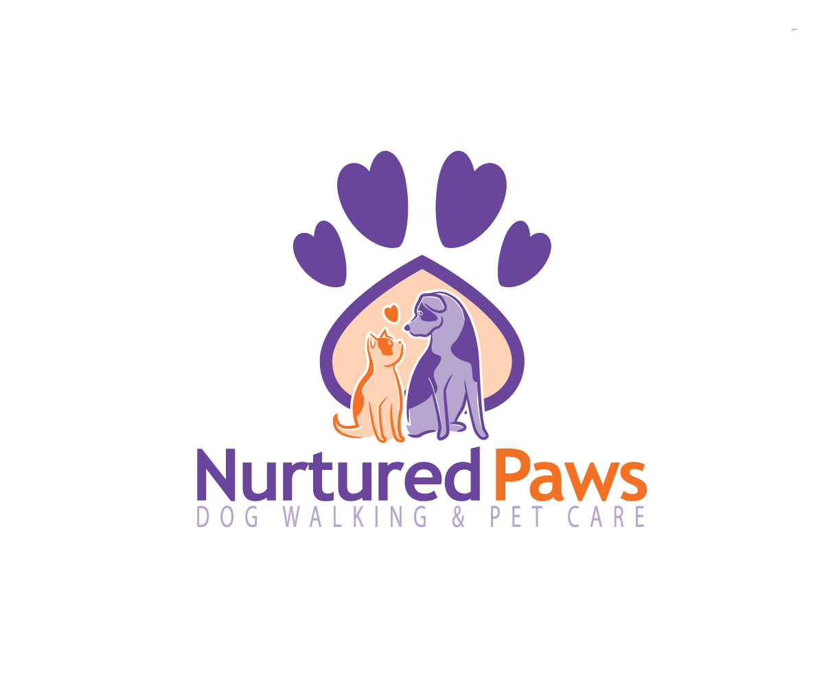 Logo Design by ReDoDesigns for Nurtured Paws Dog Walking & Pet Care | Design #13653056