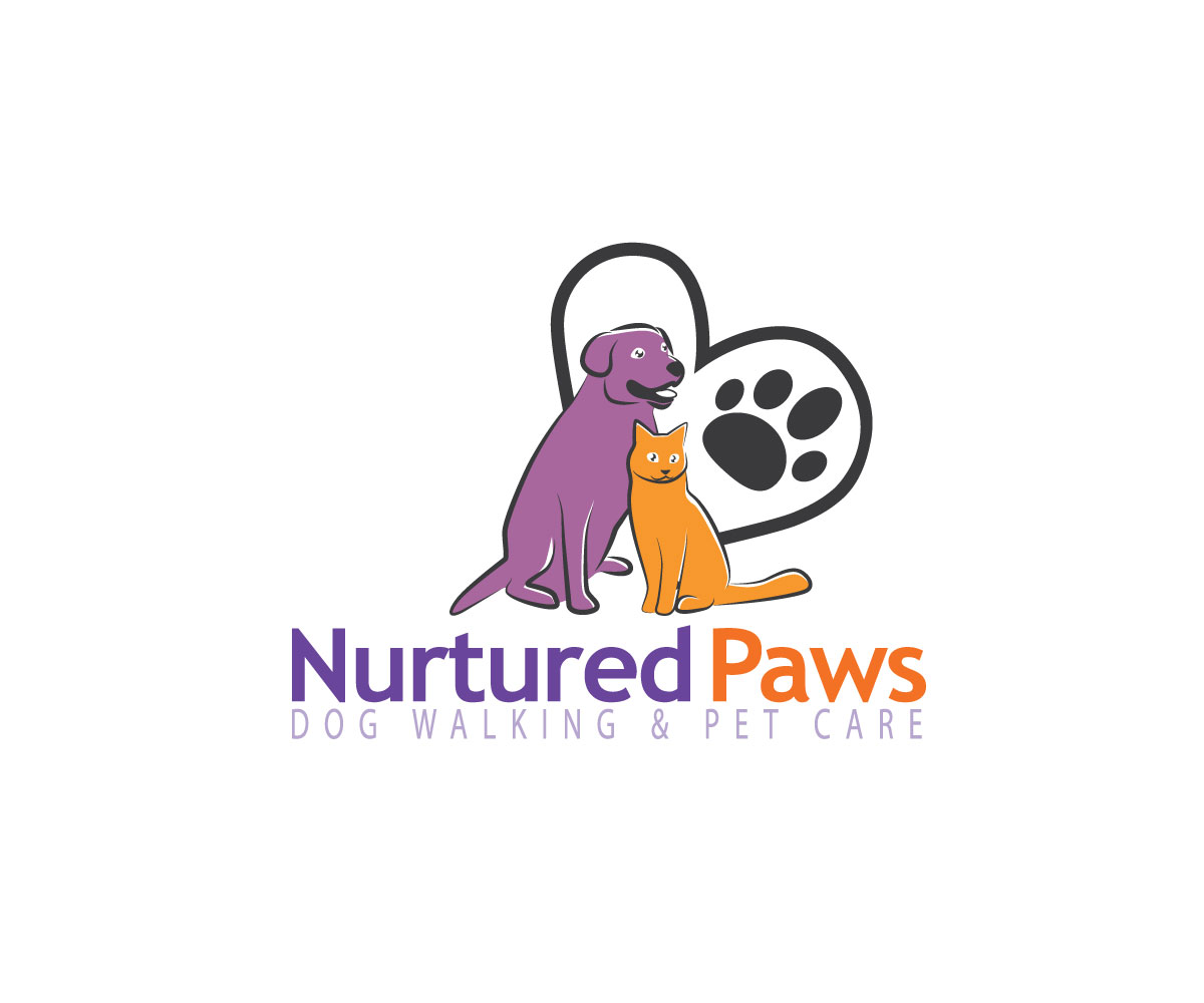 Logo Design by ReDoDesigns for Nurtured Paws Dog Walking & Pet Care | Design #13700449