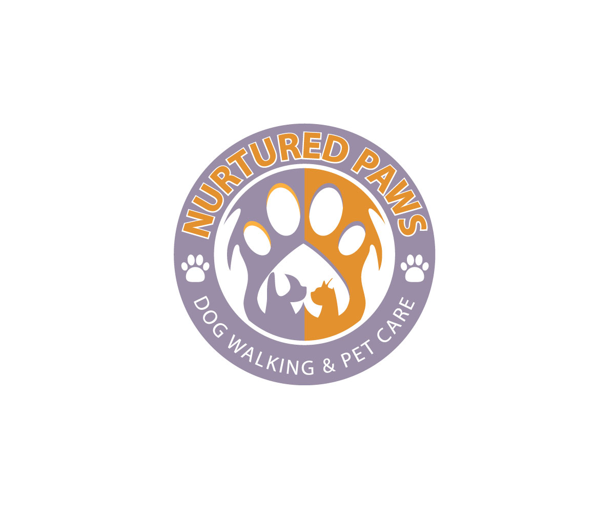 Logo Design by ReDoDesigns for Nurtured Paws Dog Walking & Pet Care | Design #13723588