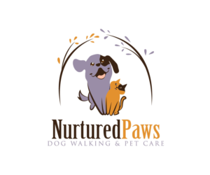Logo Design by ReDoDesigns for Nurtured Paws Dog Walking & Pet Care | Design: #13836527
