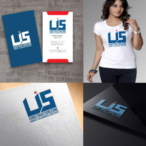 Logo Design by zebronicgraphic for US Construction Zone, Inc.  | Design: #13737345