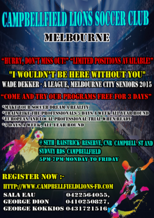 Design de Flyer par LasithCJ78 pour 1v1 Football programs Pty Ltd | Design : #13662095
