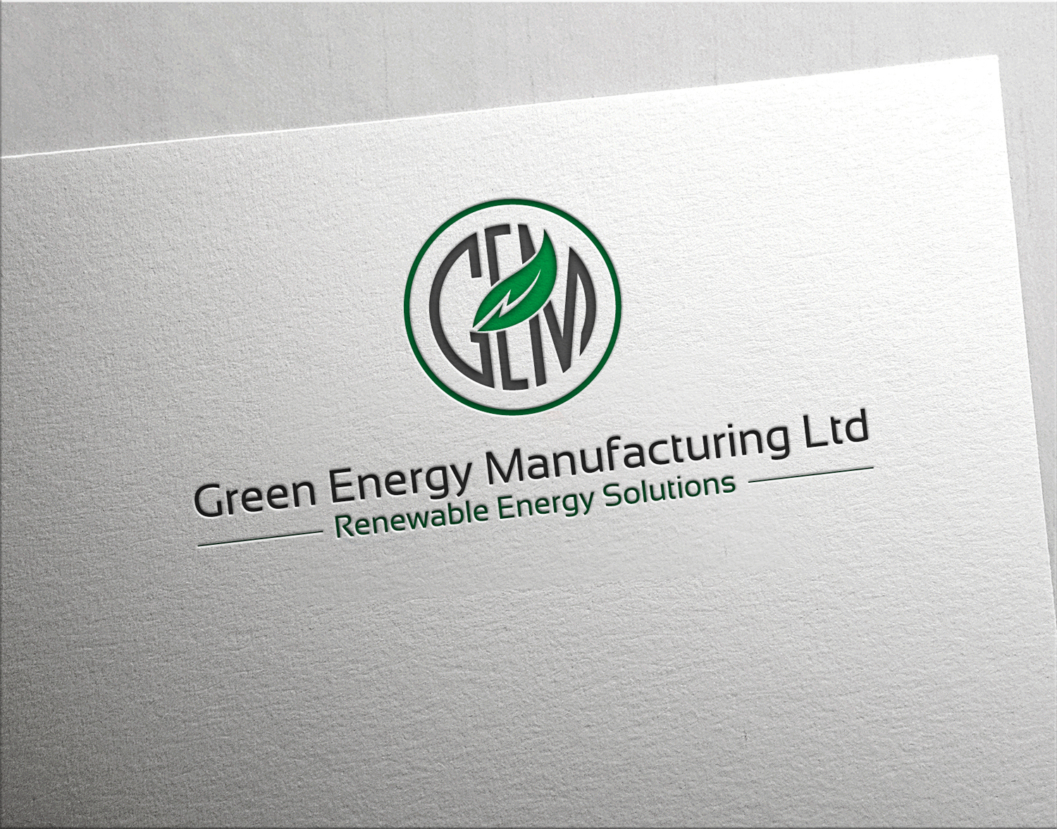 Logo Design by torodes77 for Green Energy Manufacturing Ltd | Design #13907997