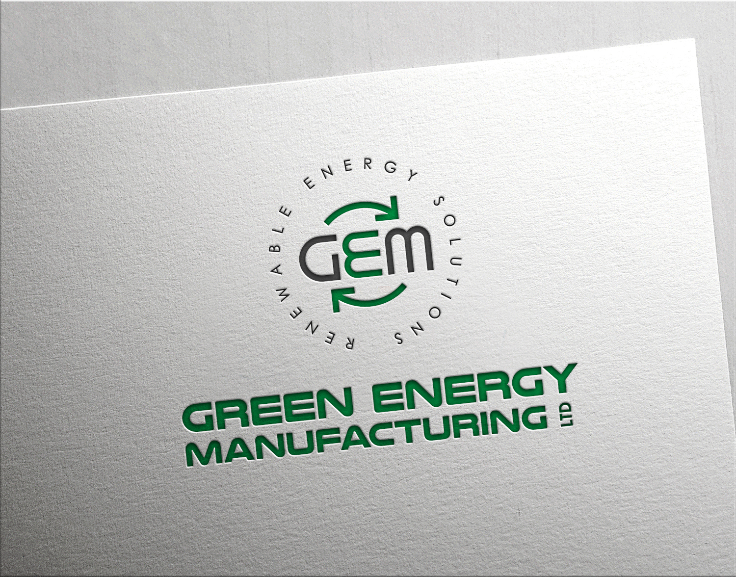 Logo Design by torodes77 for Green Energy Manufacturing Ltd | Design #13927659