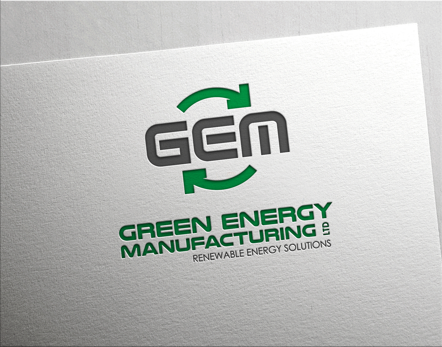 Logo Design by torodes77 for Green Energy Manufacturing Ltd | Design #13927872