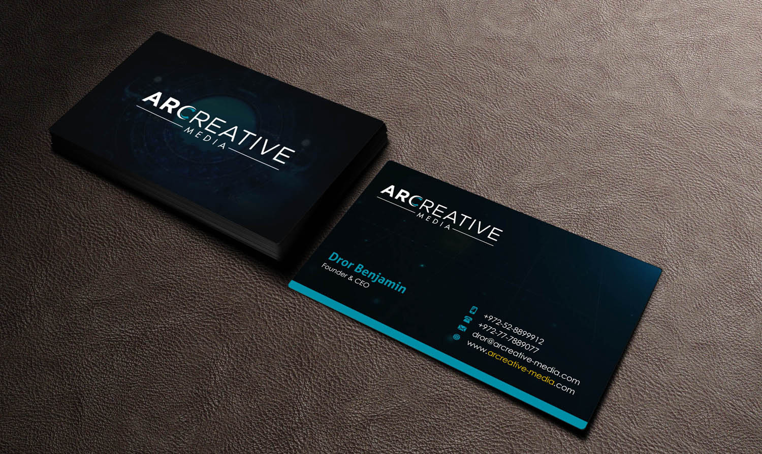 Business Card Design by INDIAN_Ashok for arcreative | Design #13734854