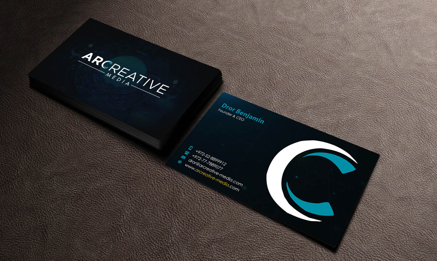 Business Card Design by INDIAN_Ashok for arcreative | Design #13734855