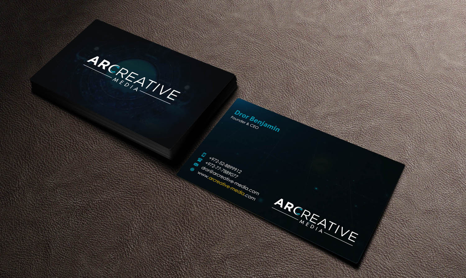 Business Card Design by INDIAN_Ashok for arcreative | Design #13734857