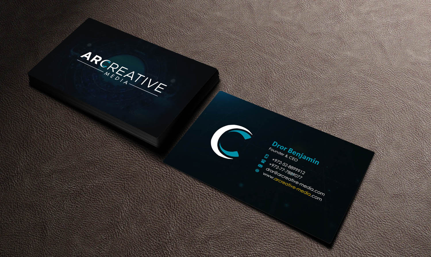 Business Card Design by INDIAN_Ashok for arcreative | Design #13734859